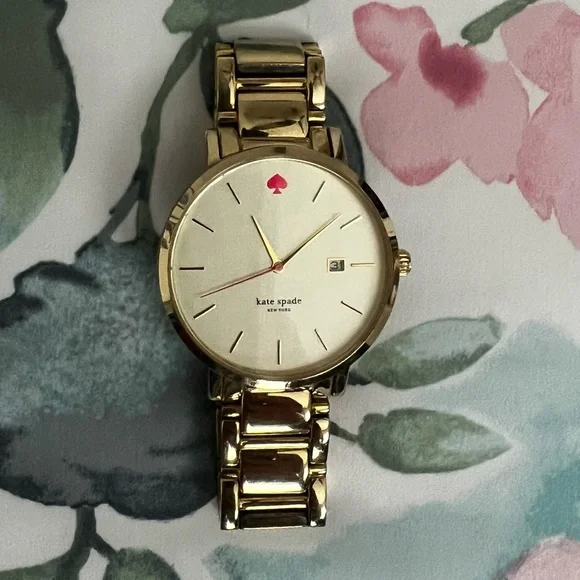 NWT GOLD TONE KATE SPADE NWT Kate Spade Greenhouse Floral Bracelet Gold Tone Multi | eBay main image 4